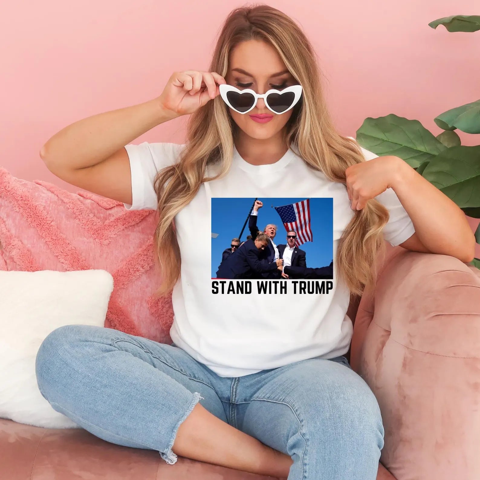 TRUMP SHOT T SHIRT